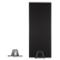 Foam board 100 x 250 cm black/white, incl. bases