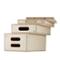 Set of 4 Apple Boxes - untreated light