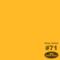 BD 2.75m - FULL ROLL - SAV71 deep yellow