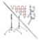 Background Support Kit 4 m - LARGE (aluminium)