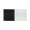 Foam board 100 x 100 cm black/white