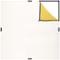 Scrim Jim Cine   L 6' x 6' - screen gold/white